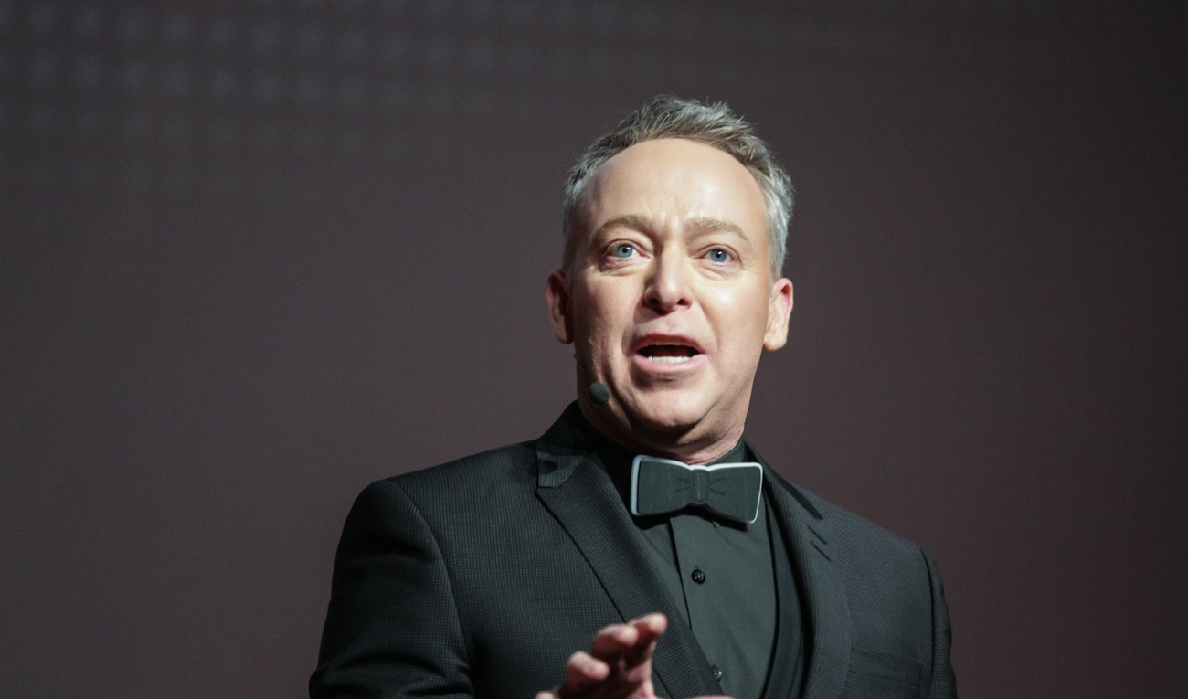 Guy Jodoin piège des visiteurs au Musée Grévin de Montréal