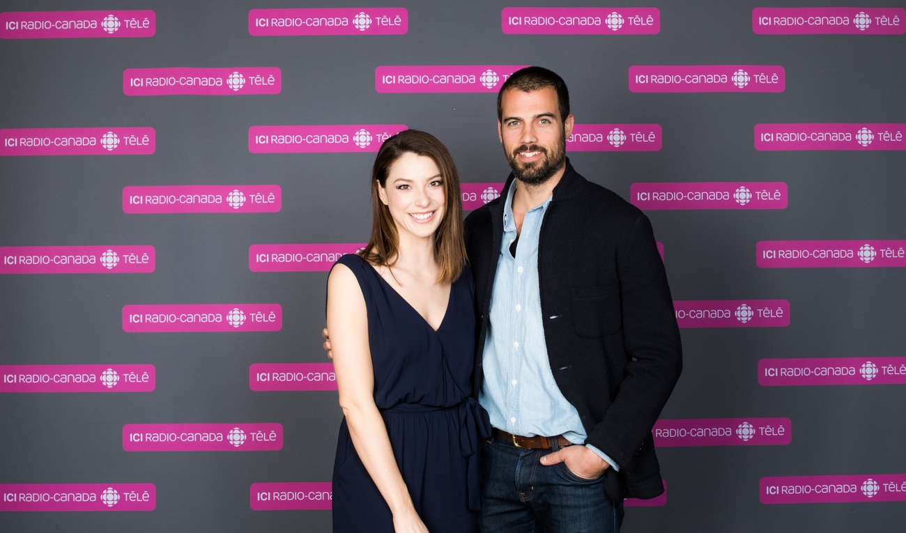 Thomas Beaudoin et Mylène St-Sauveur dans la série Hubert et Fanny