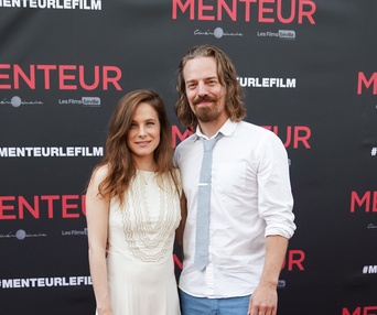 Sur le tapis rouge du film Menteur