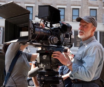 Sur le plateau du film Extremely Loud and Incredibly Close