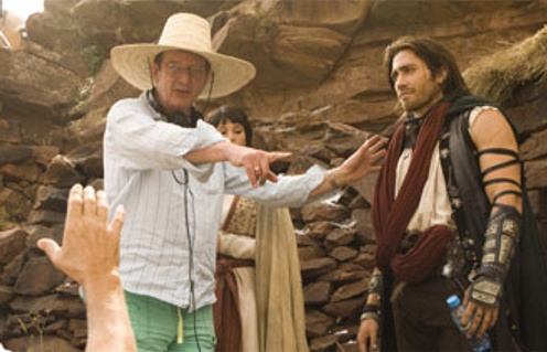 Mike Newell sur le plateau du film Prince of Persia: The Sands of Time