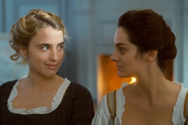 Une scène du film Portrait de la jeune fille en feu