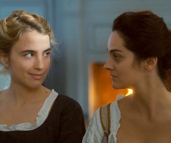 Une scène du film Portrait de la jeune fille en feu