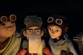 Une scène du film Nelly et Simon : Mission Yéti Une scène du film Nelly et Simon : Mission Yéti