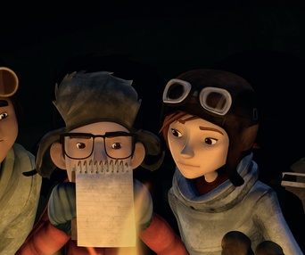 Une scène du film Nelly et Simon : Mission Yéti