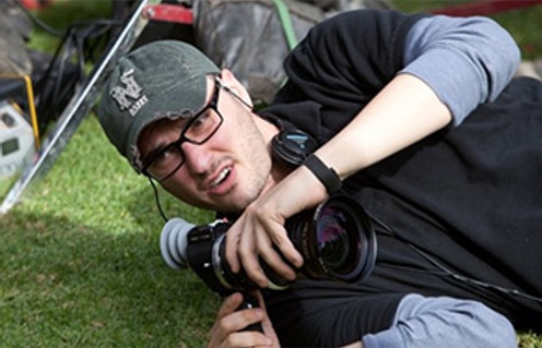 Josh Trank sur le plateau du film Chronicle