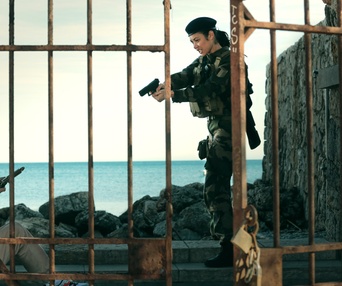 Une scène du film Sentinelle