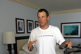 Une scène du film The Armstrong Lie