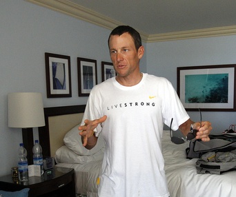 Une scène du film The Armstrong Lie