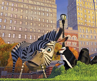 Scène du film Madagascar