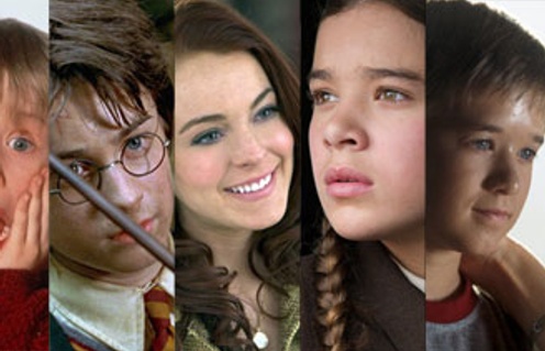 De gauche à droite : Macaulay Culkin, Daniel Radcliffe, Lindsay Lohan, Hailee Steinfeld et Haley Joel Osment.