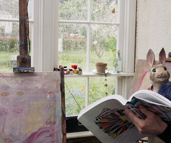 Une scène du film Peter Rabbit