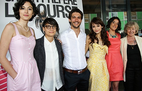 Sur le tapis rouge de Sarah préfère la course