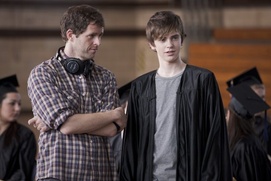 Sur le plateau du film The Art of Getting By