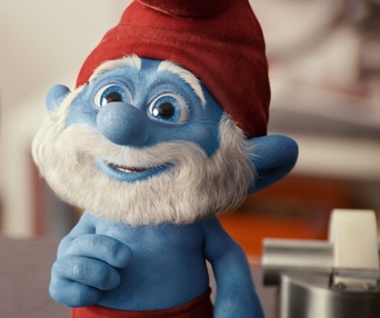 Une scène du film The Smurfs
