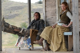 Une scène du film Gunless