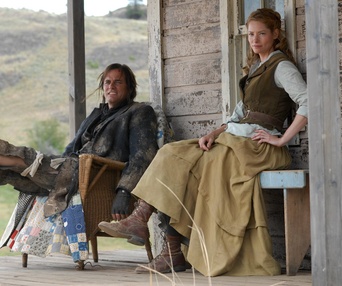 Une scène du film Gunless