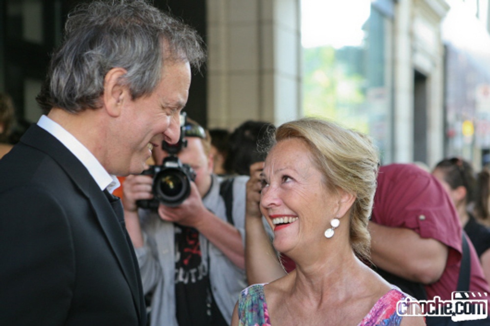Michel Côté et Véronique Le Flaguais sur le tapis rouge de Cruising Bar 2
