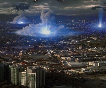 Une scène du film Skyline