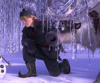 Une scène du film Frozen