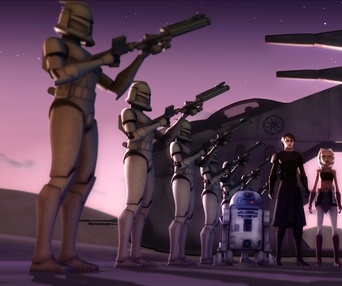 Scène du film Star Wars: The Clone Wars