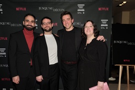 Tapis rouge de la première du film Jusqu'au déclin