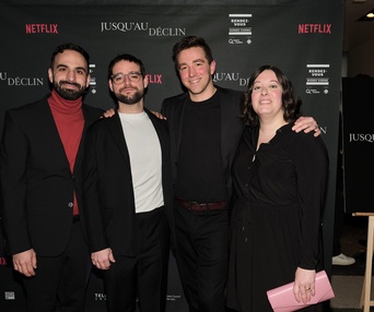 Tapis rouge de la première du film Jusqu'au déclin