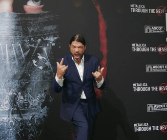 En tournée pour le film Metallica Through the Never