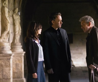 Tom Hanks, Audrey Tautou et Ian McKellen dans Da Vinci Code