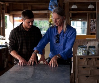 Sur le plateau du film The Lucky One