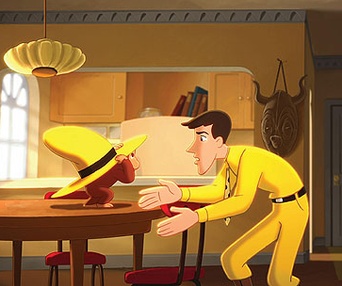 Scène du film George le petit curieux
