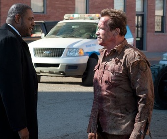 Une scène du film The Last Stand
