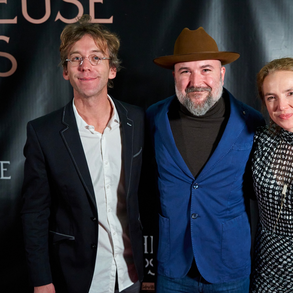 Sur le plateau du film L'arracheuse de temps