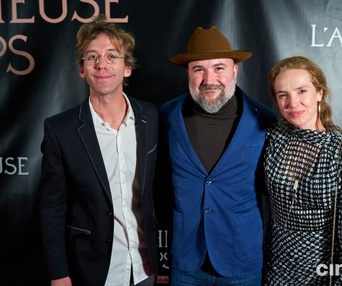 Sur le plateau du film L'arracheuse de temps