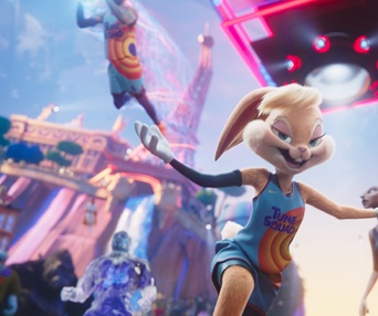 Une scène du film Space Jam: A New Legacy