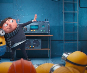 Une scène du film Minions: The Rise of Gru