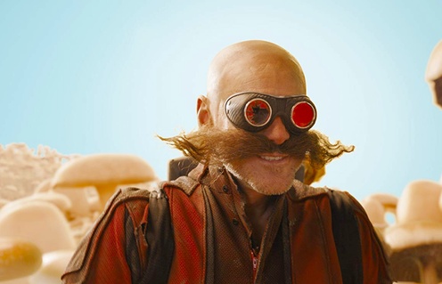 Une scène du film Sonic the Hedgehog