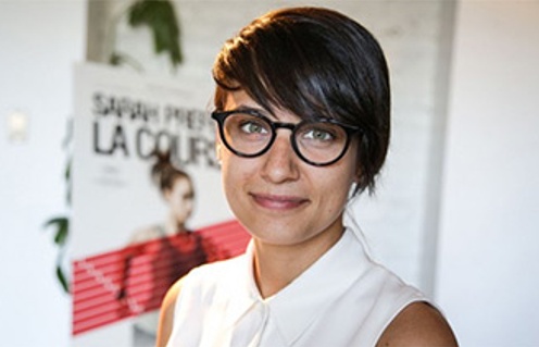 Chloé Robichaud sur le tapis rouge de Sarah préfère la course