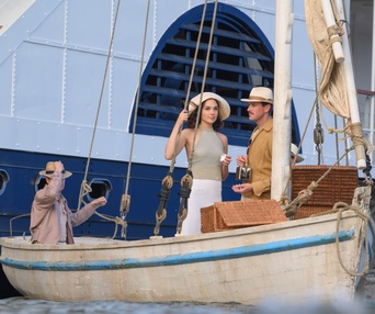 Une scène du film Death on the Nile