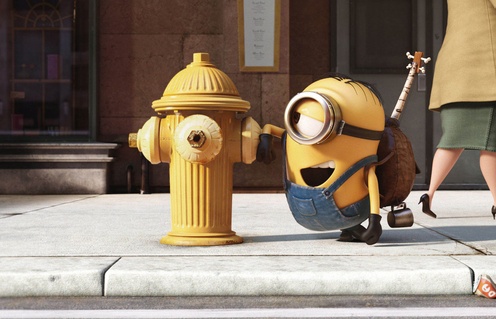 Une scène du film Minions