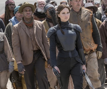 Une scène du film The Hunger Games: Mockingjay - Part 2