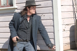 Une scène du film Gunless
