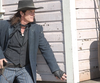 Une scène du film Gunless