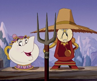 Une scène du film Beauty and the Beast