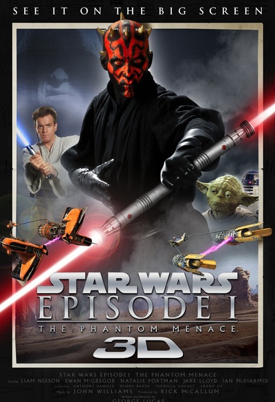 Affiche du film Star Wars Episode 1: The Phantom Menace