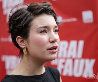 Sur le tapis rouge de Le vrai du faux