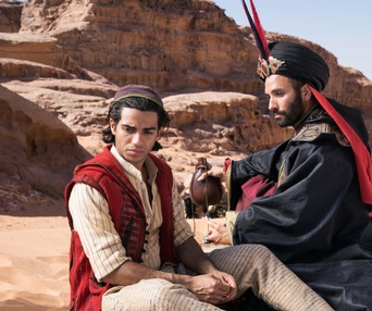 Une scène du film Aladdin