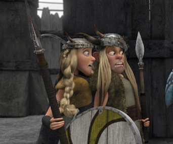 Une scène du film How to Train Your Dragon