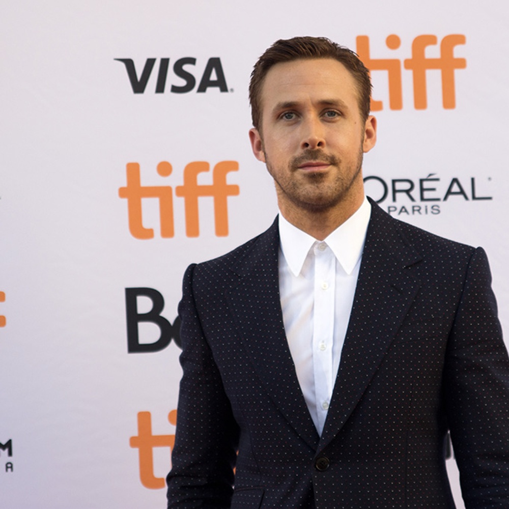 Sur le tapis rouge du film La La Land