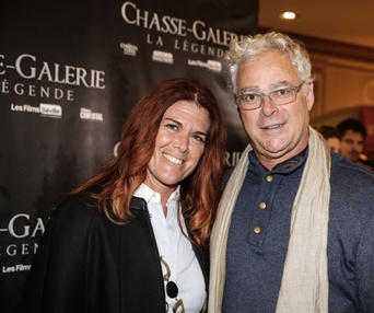 Sur le tapis rouge du film Chasse-Galerie : La légende